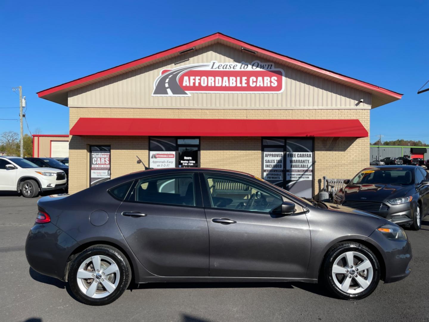 2016 Gray Dodge Dart (1C3CDFBB9GD) with an 4-Cyl MltAr Tgrshrk 2.4L engine, Manual, 6-Spd transmission, located at 8008 Warden Rd, Sherwood, AR, 72120, (501) 801-6100, 34.830078, -92.186684 - Photo#0